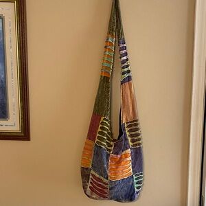 Hobo Multicolor Hippie Kathmandu Imports Patchwork Shoulder Bag